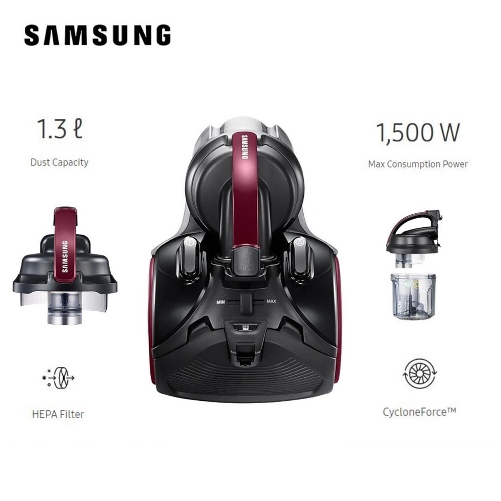 Samsung 1500W Canister Vacuum Cleaner VC15K4170VP/ME Shopee Malaysia