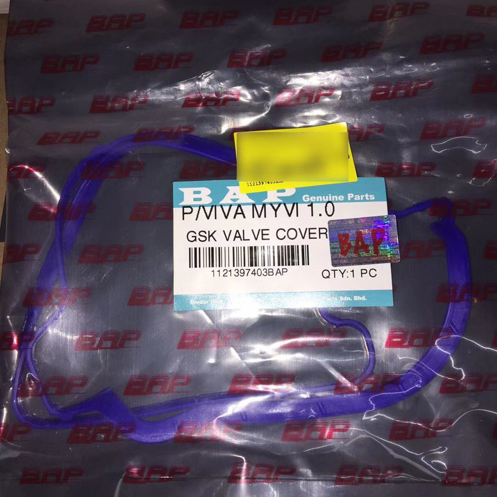 PERODUA VIVA, MYVI 1.0 VALVE COVER GASKET SILICONE BAP 