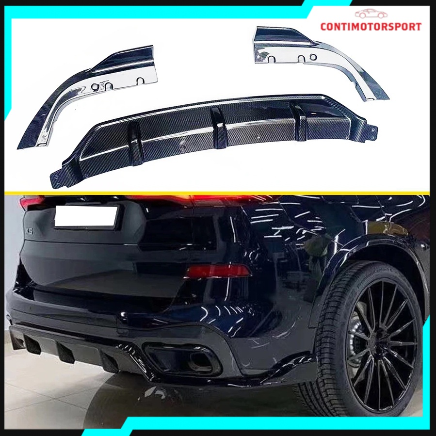 BMW X5 G05 M SPORT REAR DIFFUSER LIP xDrive xDrive45e xDrive50i M50i X5 ...