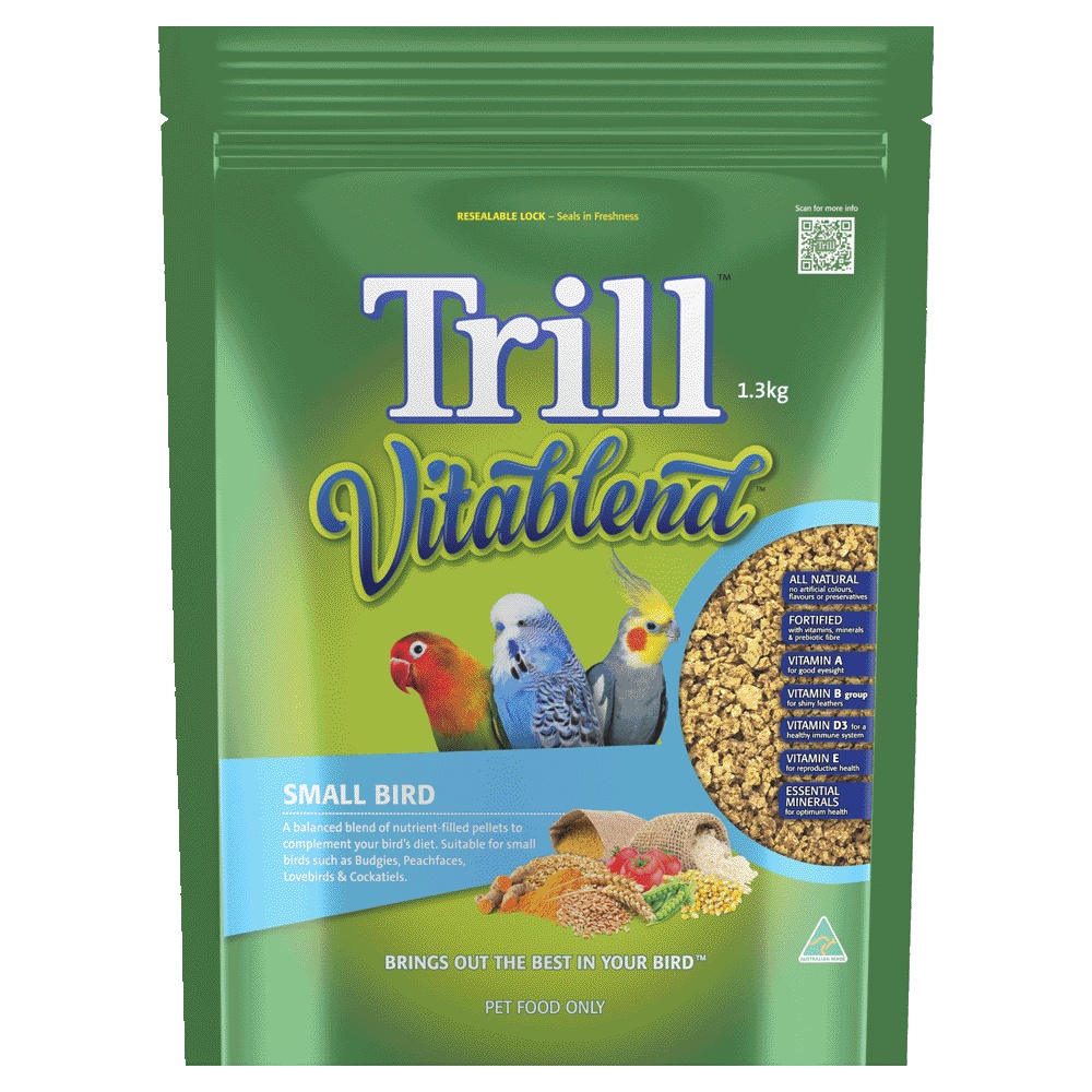 【Repacked】TRILL Vitablend Pellets for Small Birds Trill小型鸟鹦鹉滋养丸分装