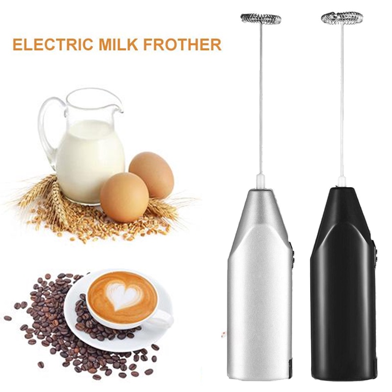 Electric Milk Foaming Frother Coffee Cappuccino Latte Espresso Cream Foamer Hand Mixer Egg Beater Blender Whisk Stirrer