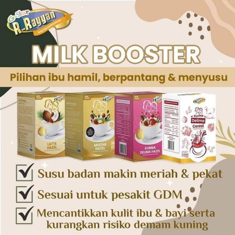 Buy Mocha Hazel Kurma Delima Hazel Latte Hazel For Milk Booster Seetracker Malaysia