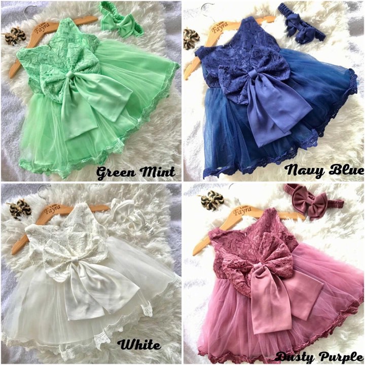 dress baby untuk majlis aqiqah