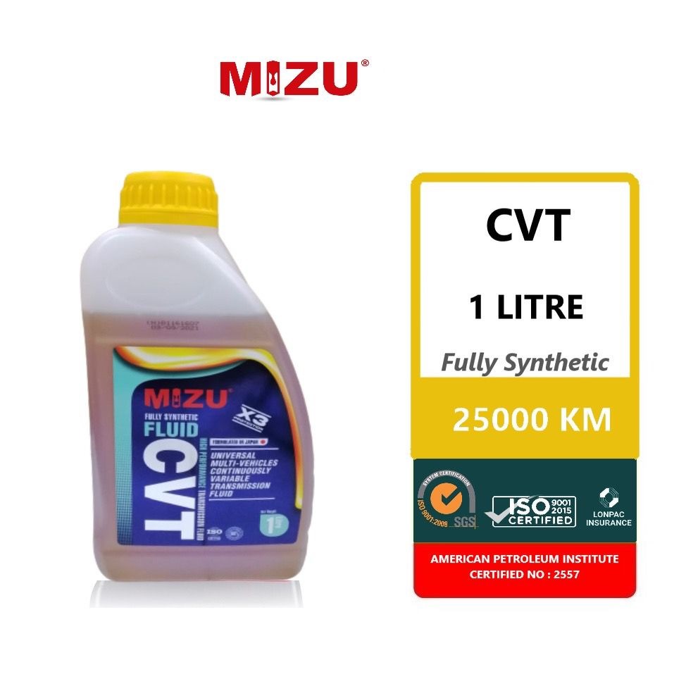 [1L]MIZU CVT fluid fully synthetic minyak gear auto terbaik viral