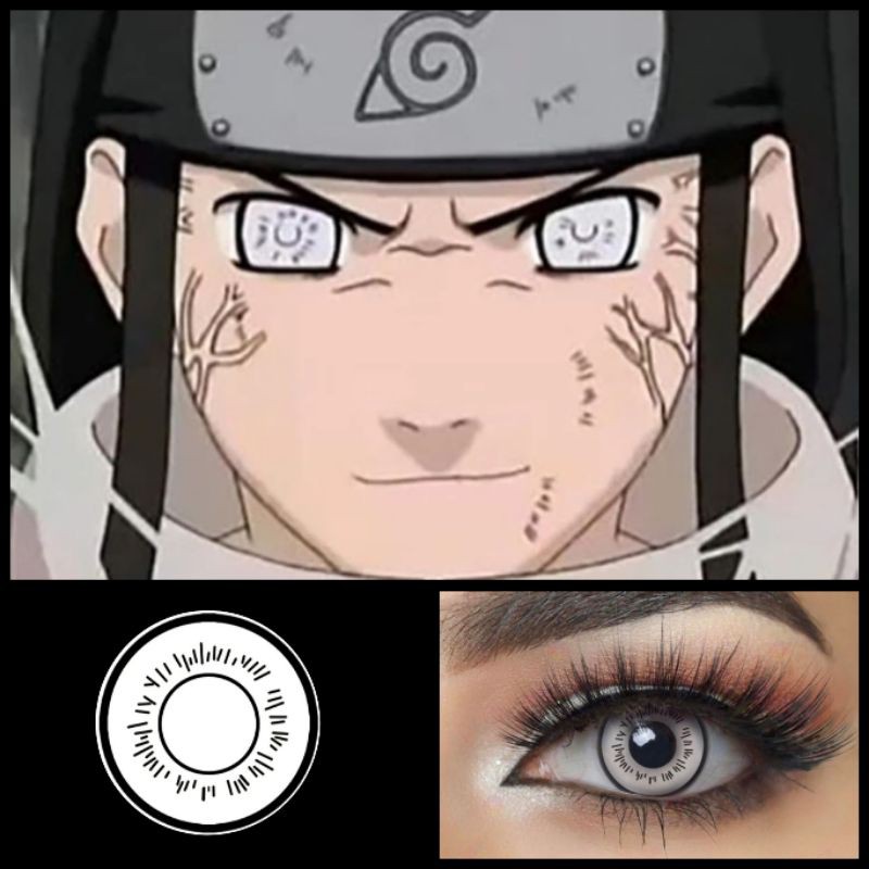 Ready Stock Malaysia Sharingan Naruto Byakugan White Red Cosplay Lens Animation Halloween Crazy Lens Soft Contact Lens Shopee Malaysia