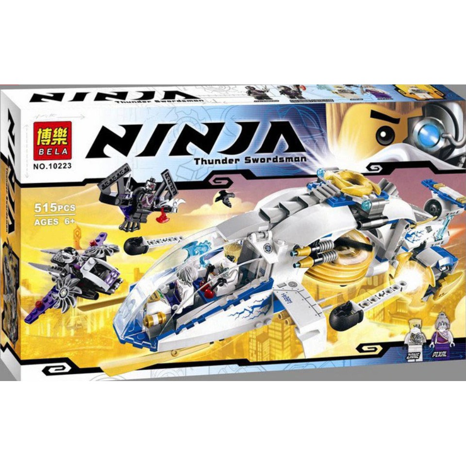 BELA Ninja GO Thunder Swardsman Ninja Copter Building Blocks For Kids ...