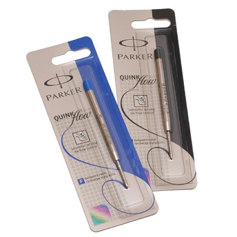 ORIGINAL Parker QuinkFlow Ballpoint Pen in Blue - Fine or Medium Pen Refill | Shopee Malaysia