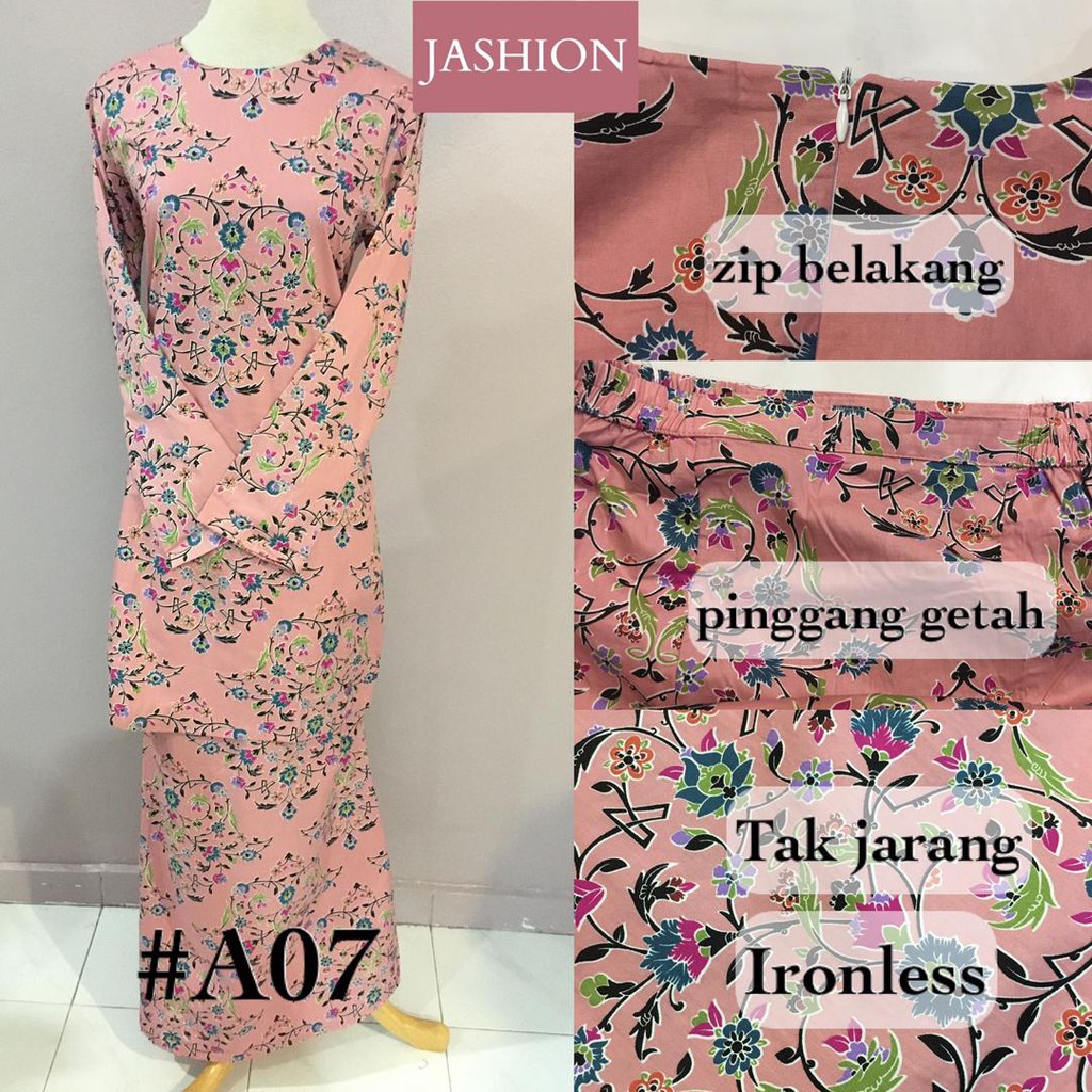 Buy Clearance Grab While Stock Last Baju Kurung Moden English Cotton Kain Sejuk S 3xl By Jashion Muslimah Wear Seetracker Malaysia