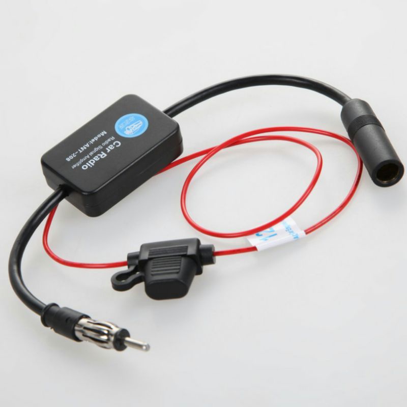 ANT208 Car Radio Antenna AM FM Amplifier Signal Booster 12V Shopee
