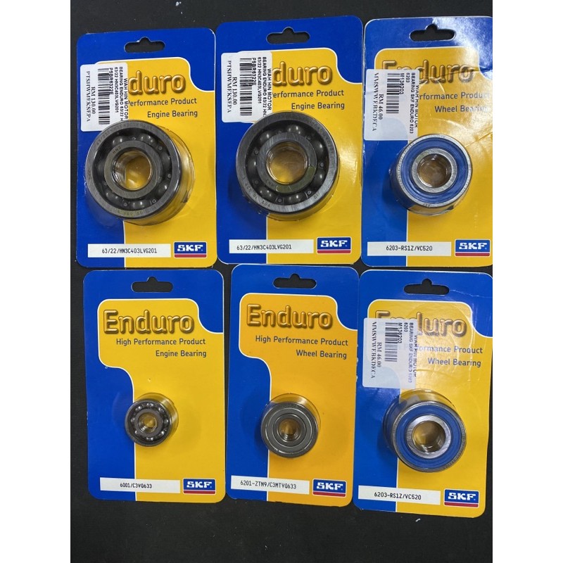 SKF bearing set Enduro C3 Wave125 wave110 ASUKA Honda wave 125 110 enjin Enguine Shopee Malaysia