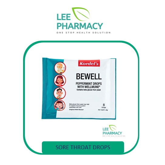 Kordel's Bewell Peppermint Drops with Wellmune 8's