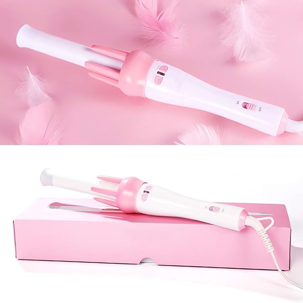 pink hair curler