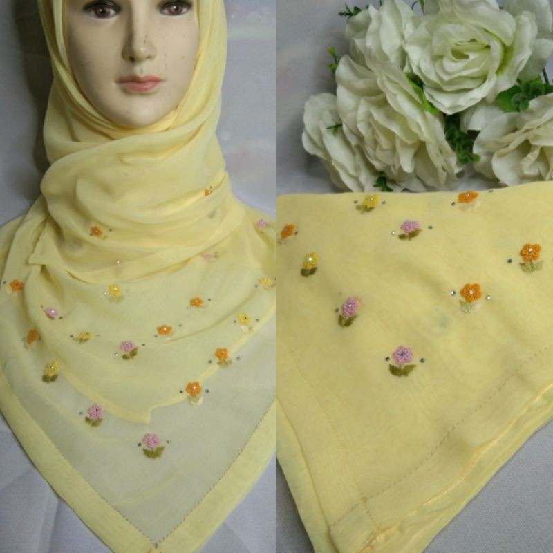Buy Viral Tudung Bawal Sulam Bunga Ori Seetracker Malaysia