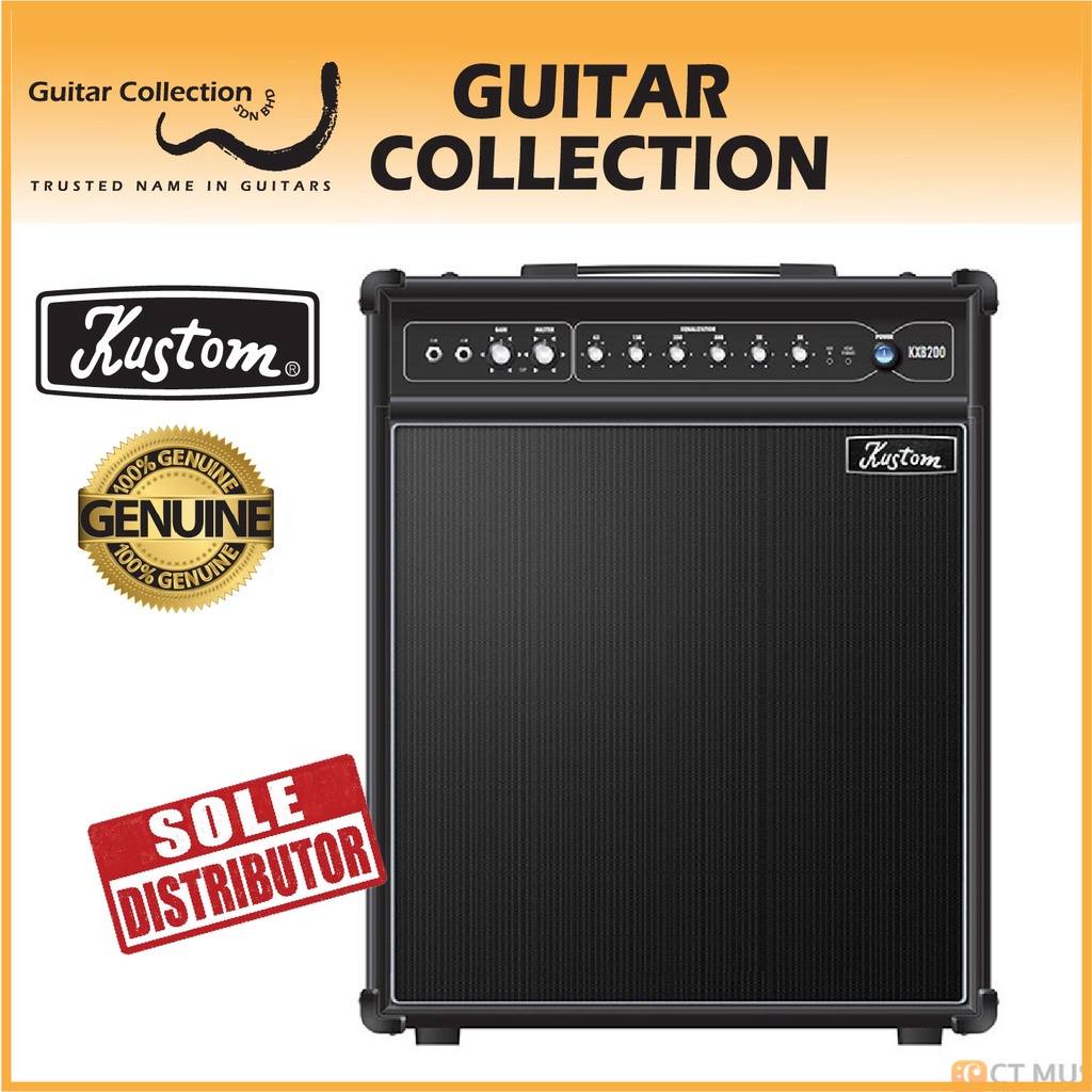 Kustom KXB200 Bass Combo Amplifier 200 Watt, 1 x 15" Speaker Shopee