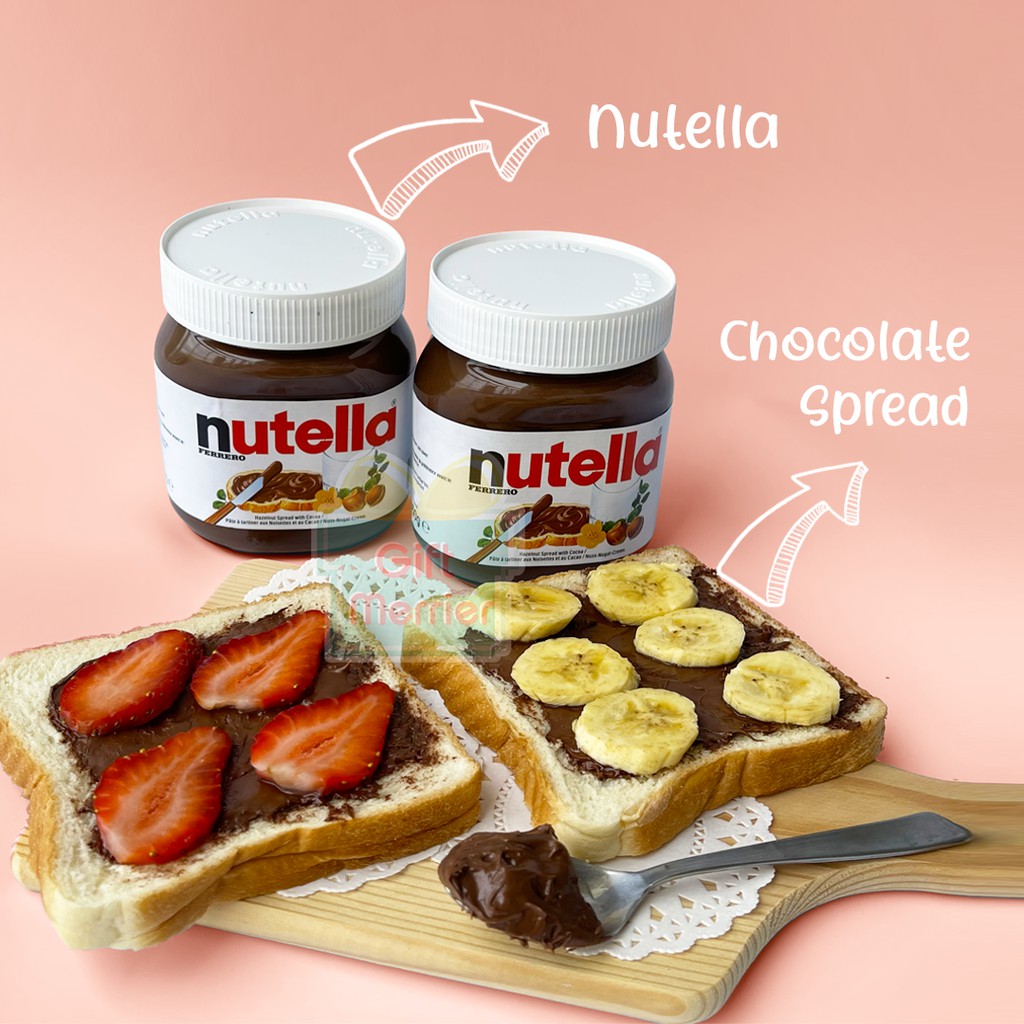 Nutella Ferrero Hazelnut Spread With Cocoa (Glass Bottle) (350g)