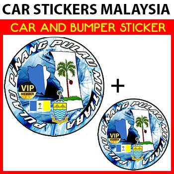 Car Sticker & Bumper Sticker - Team Pulau Pinang