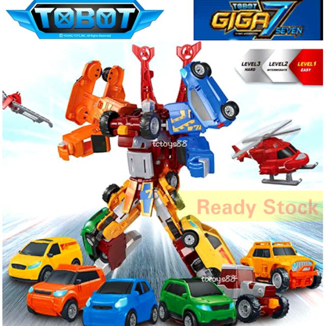  TOBOT  GIGA 7  SEVEN 7  TO 1 TOBOT  TOY TITAN  TRITAN 