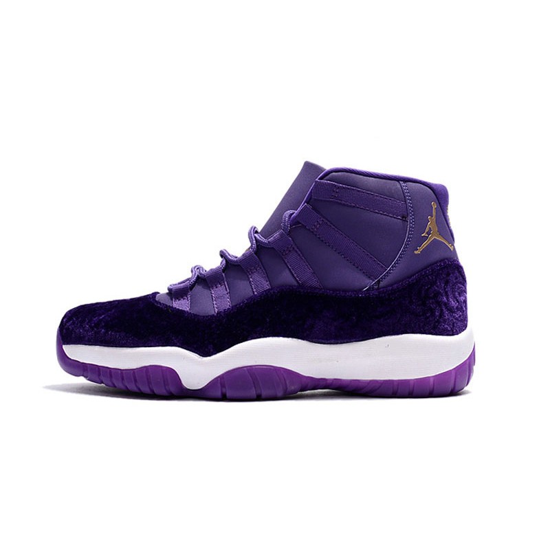 jordan 11 purple and white