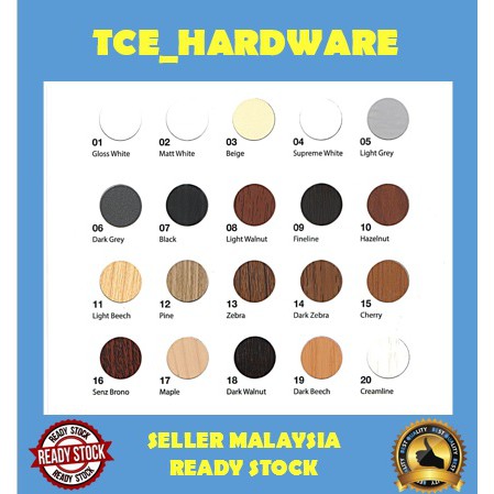 15mm Self Adhesive Decorative Films Furniture Screw Cover Caps Sticker Wood Craft Desk Cabinet Ornament (96 Pcs/Sheet)