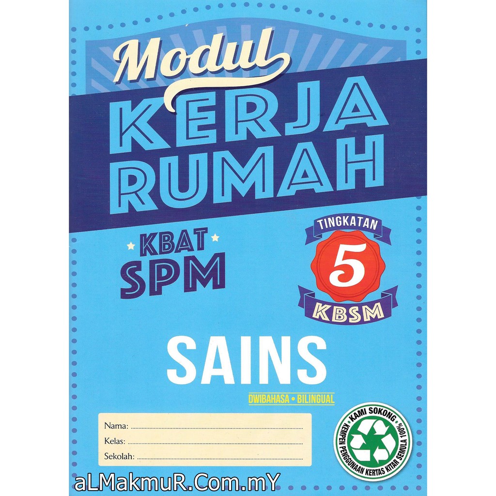 Myb Buku Latihan Modul Kerja Rumah Kbat Dskp Sains Tingkatan 5 Sasbadi Shopee Malaysia