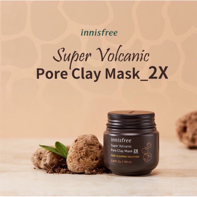 Innisfree Super Volcanic Pore Clay Mask 2X 100ml | Shopee Malaysia