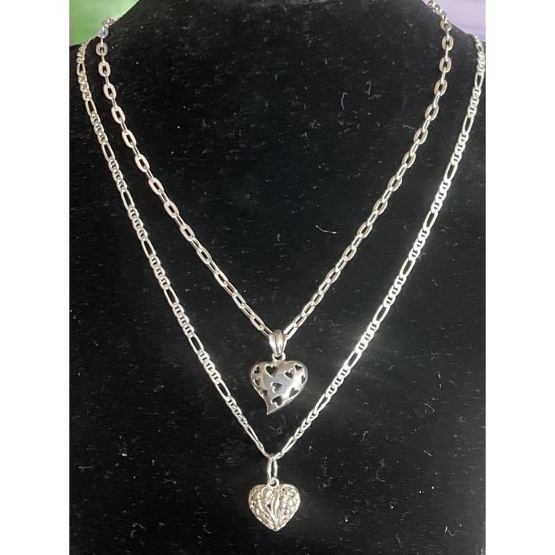 【现货】纯银爱心型项链925 Sterling Silver Heart Necklaces 925