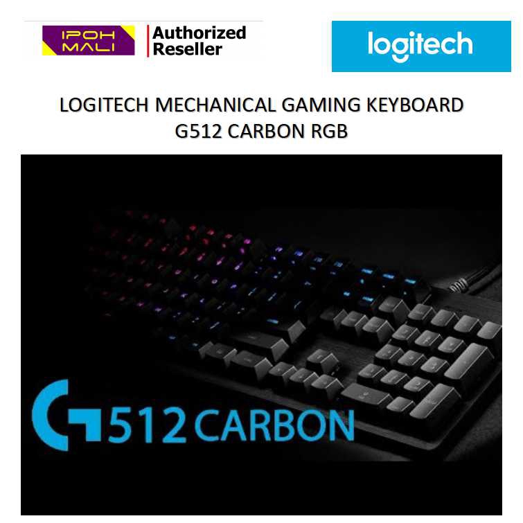 LOGITECH MECHANICAL GAMING KEYBOARD G512 CARBON RGB | Shopee Malaysia