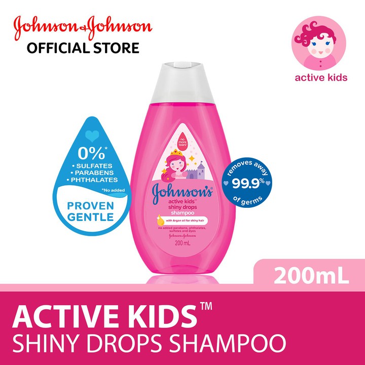 Johnson's Baby Active Kids Shiny Drops Conditioner (200ml) Shopee Malaysia
