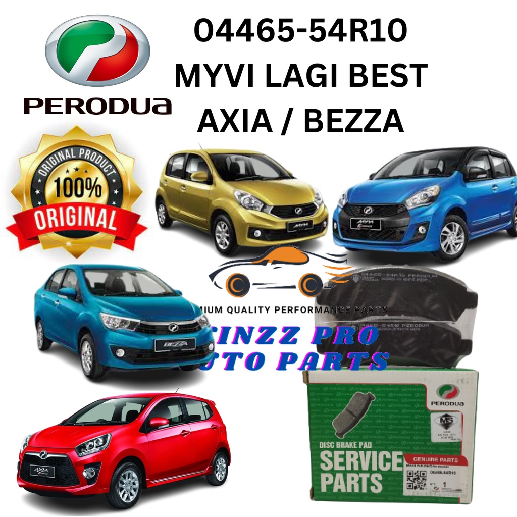 Genuine Perodua Front Brake Pads Kancil Kelisa Kenari Myvi Axia Bezza Shopee Malaysia