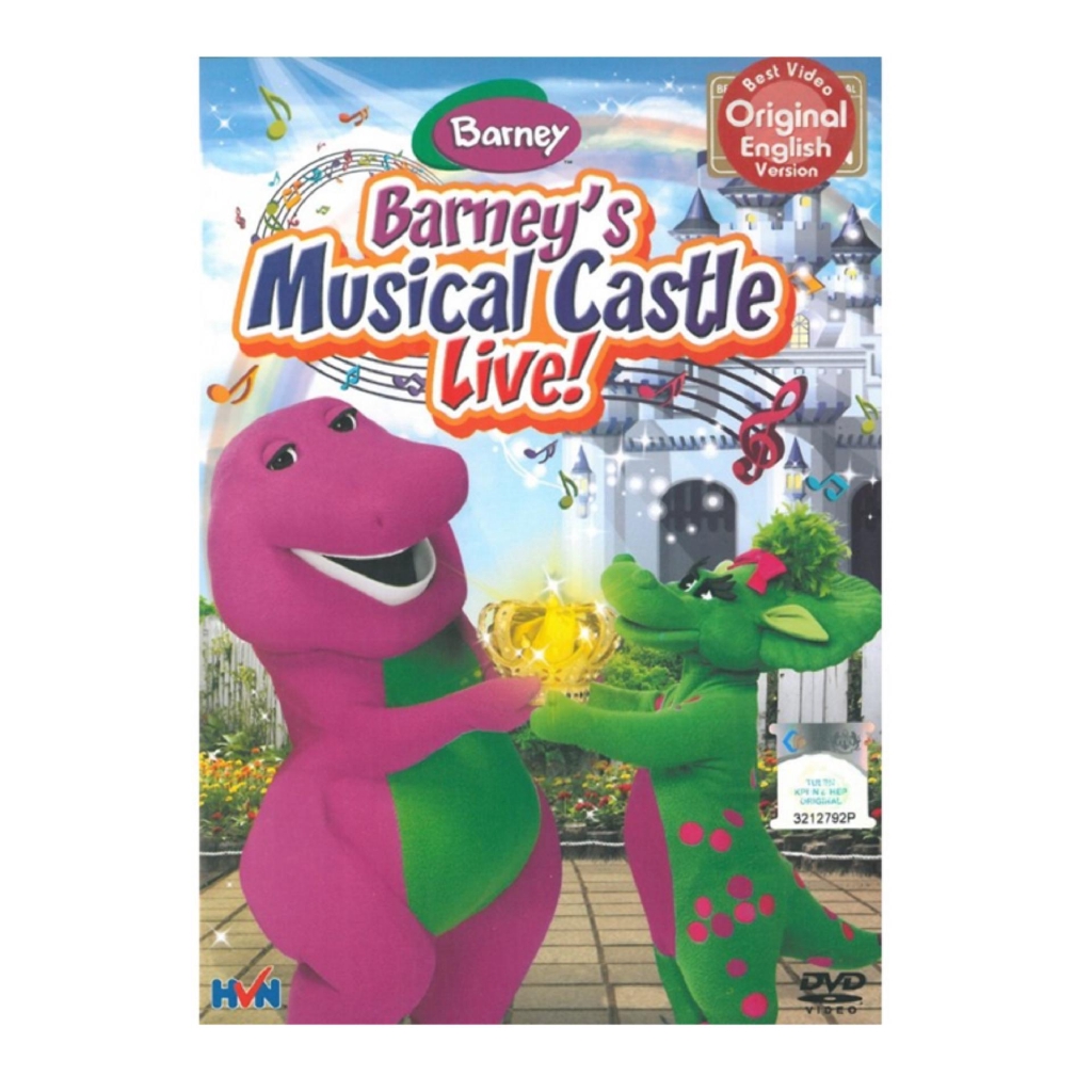 Barney S Musical Castle Live Dvd Shopee Malaysia