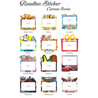 CAR ROADTAX STICKER PROTON SAGA WIRA ISWARA WAJA IRIZ 