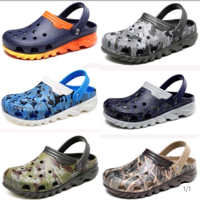 crocs duet max camo