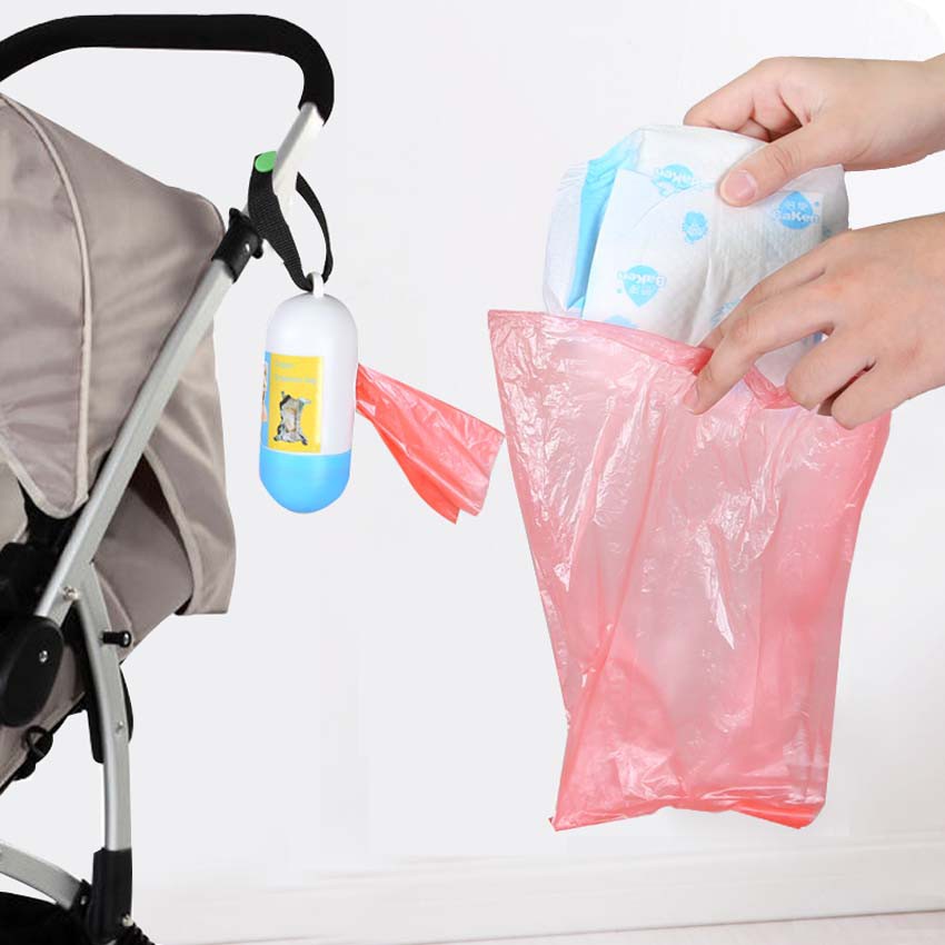 KEYCHAIN Diaper Plastic Bag Beg Plastik Sampah Diaper Bag Diaper