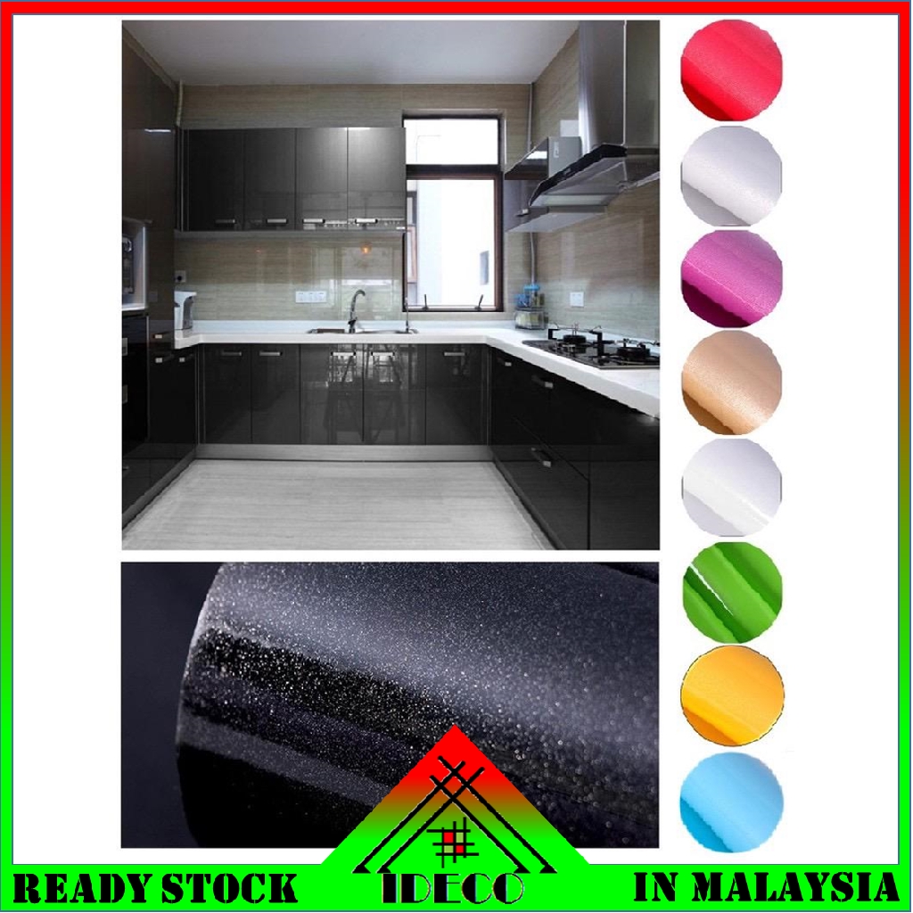 PELEKAT DINDING KABINET DAPUR  60cm x 5 meter iDECO DIY  