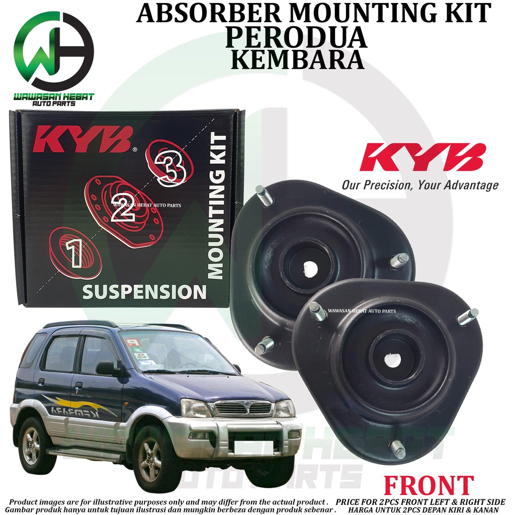 Perodua Kembara Front Absorber Mounting Strut Mount Kyb Kayaba Original Shopee Malaysia