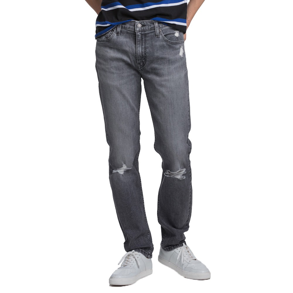 levi's 511 slim fit ripped jeans