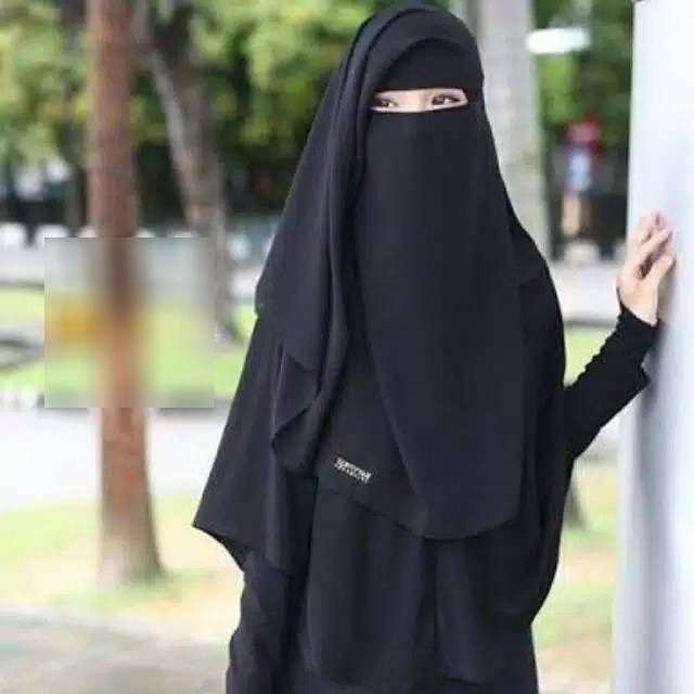 Niqab Elma Niqab Yemen Purdah Yemen Wolfis Black | Shopee Malaysia