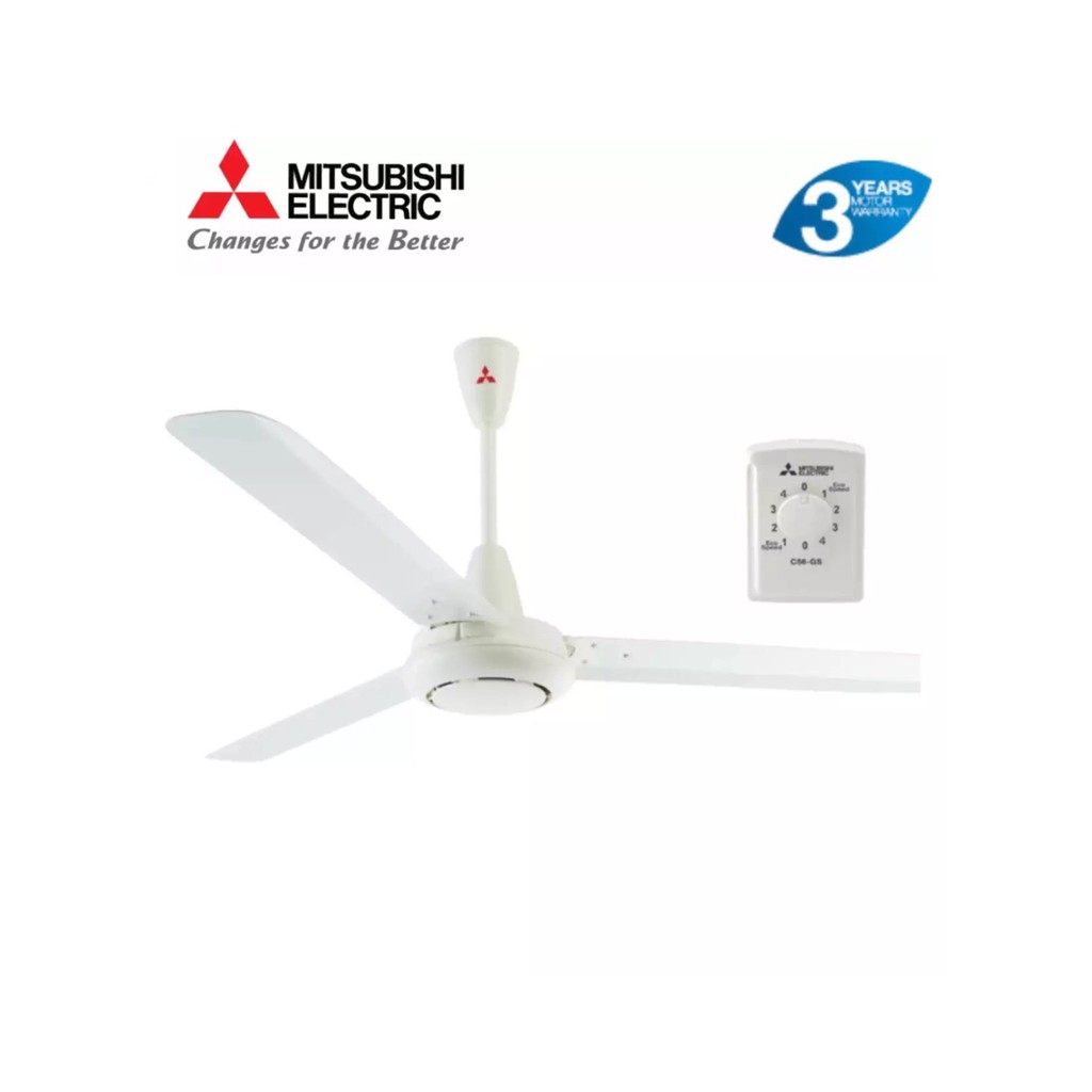 Mitsubishi C56 Gv P 56 3 Blades Ceiling Fan White