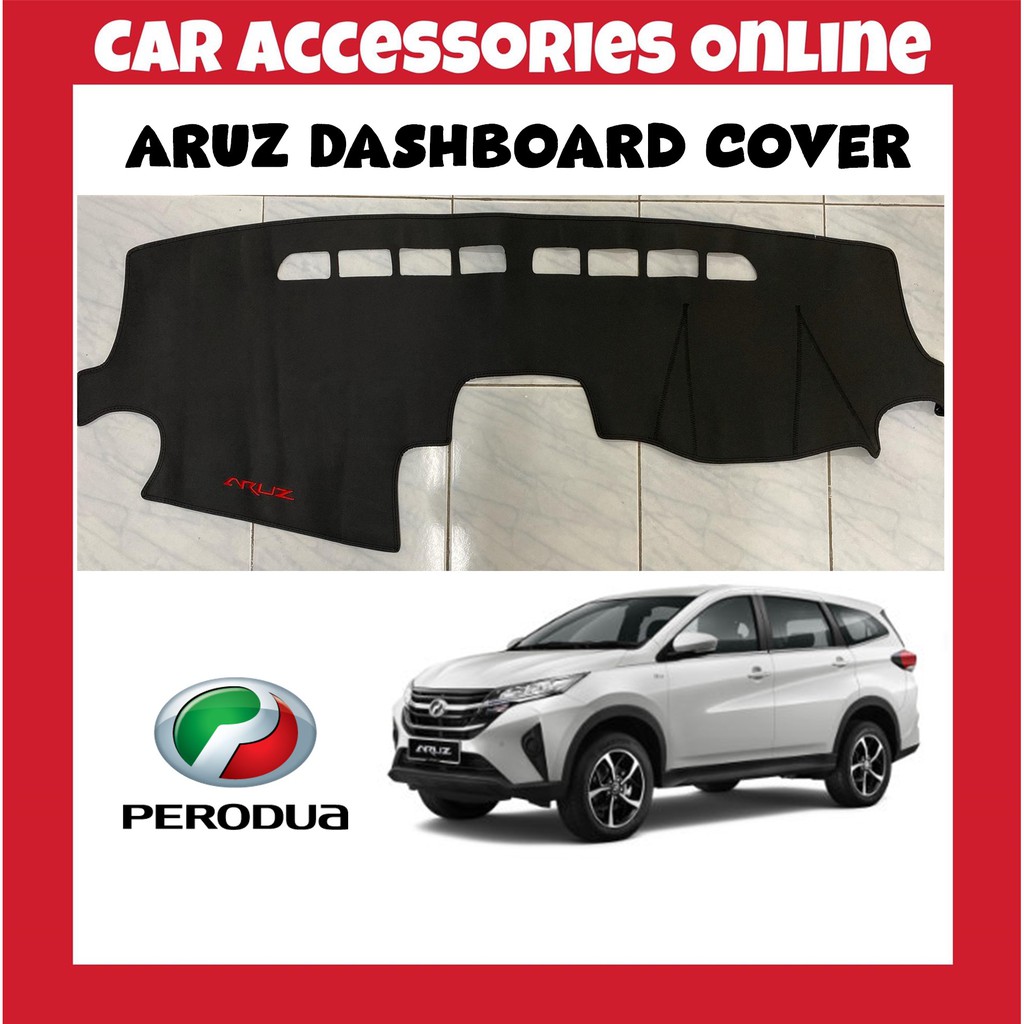 Perodua Aruz Dashboard Sun Protection Leather Mat  Shopee 