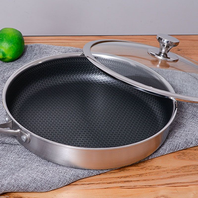 Premium Pan 7 Layer Stainless Steel Frying Pan Shopee Malaysia