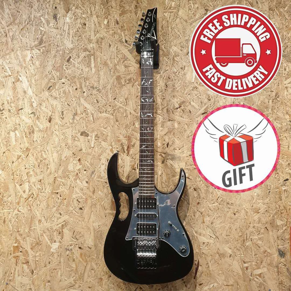 IBANEZ JEM JEM77 VBK Black Electric Guitar Steve Vai signature Model