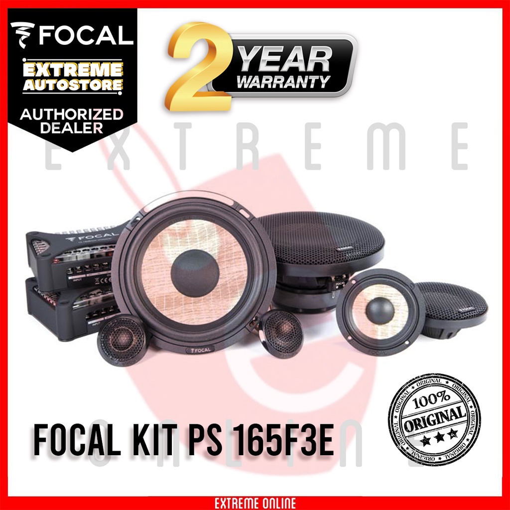 Focal PS 165 F3E Flax Evo Series 61/2" 3way Component Speaker System