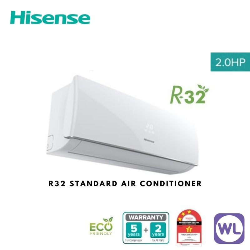 Hisense R32 Standard Air Conditioner 2HP AN20DBG | Shopee Malaysia