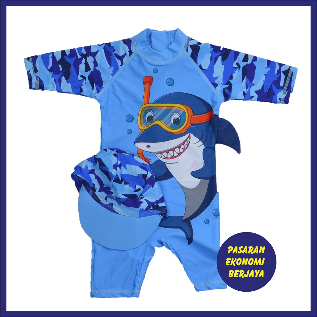  BAJU  RENANG  KANAK  LELAKI  P9047 BOYS SWIMWEAR BOYS 