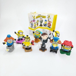 Kinder Joy Minions Action Figure Minions Wearing A Bibcock Mask Minions In Police Uniform A Set Of Eight Models Kinder Minions Doll Beautifully Shaped Desktop Ornaments Collection Shopee Malaysia