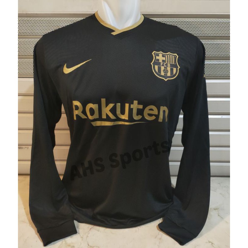 Barca Away Jersey Ls 20 21 2020 2021 Longsleeve Go Grade Ori Thai Long Sleeve Soccer Shirt Jersey Barca Away Ls 20 21 2020 2021 Baju Bola Lengan Panjang Longsleeve Go Grade Ori Thailand