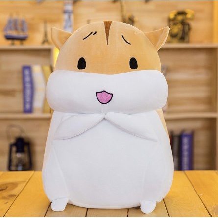 FREE GIFT CHERRY Hamster Doll Patung soft toy Animal Doll Cute Fluffy Hamster Dol