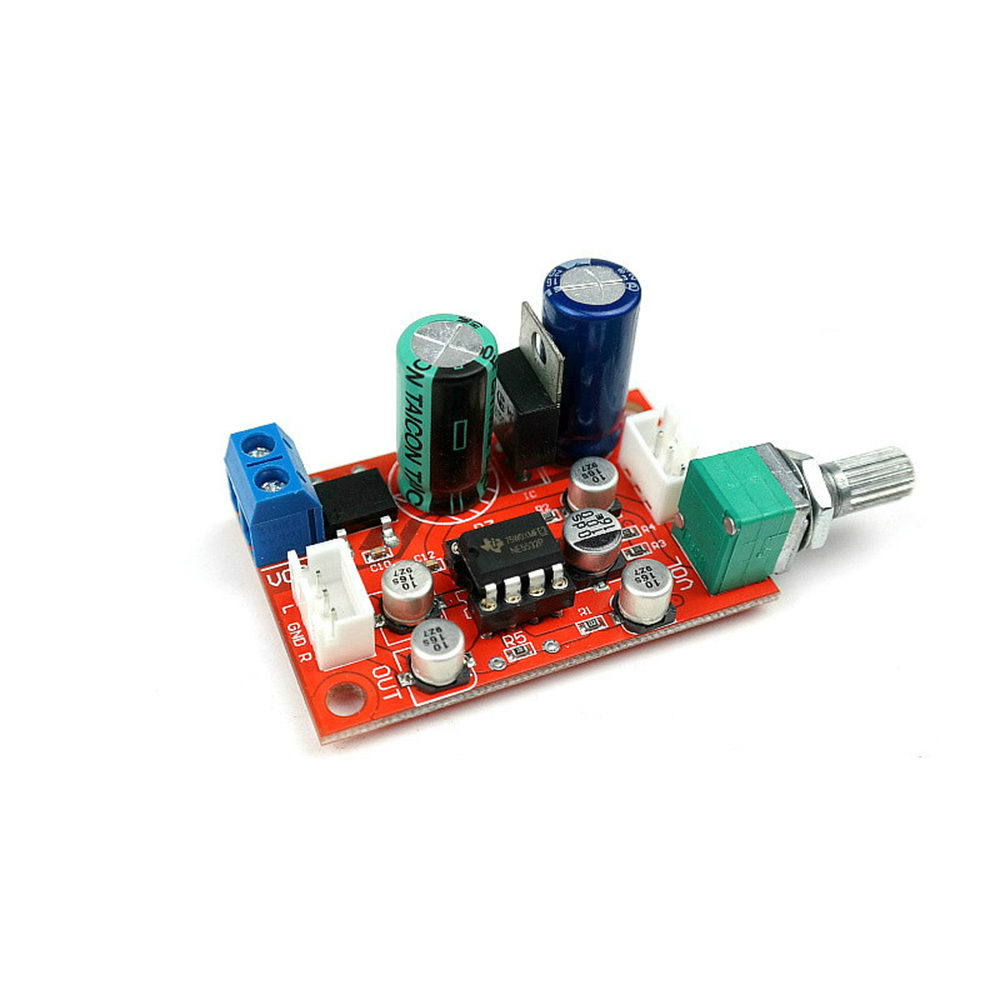 AIYIMA NE5532 Op Amp Preamplifier Board With Volume Potentiometer ...