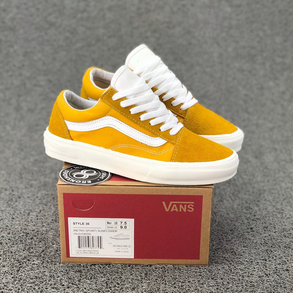 vans old skool style 36 sunflower