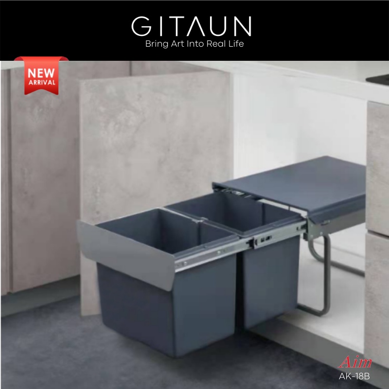 [AIM] Pull Out Accessories / Rubbish Bin Pull Out Basket / AK18B